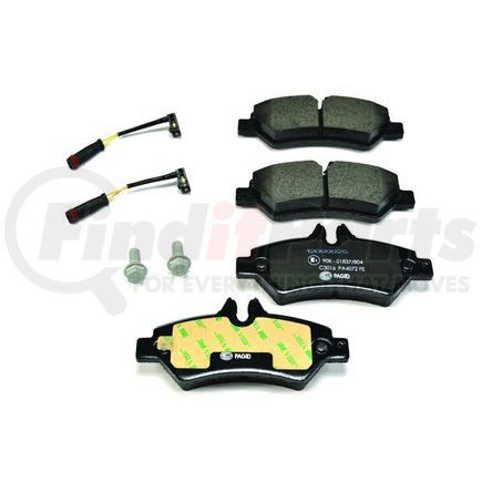 355005351 by HELLA - Disc Brake Pad Set