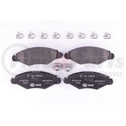 355009411 by HELLA - Disc Brake Pad Set