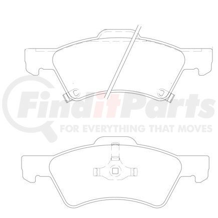 355010061 by HELLA - Disc Brake Pad Set