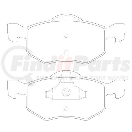 355010141 by HELLA - Disc Brake Pad Set