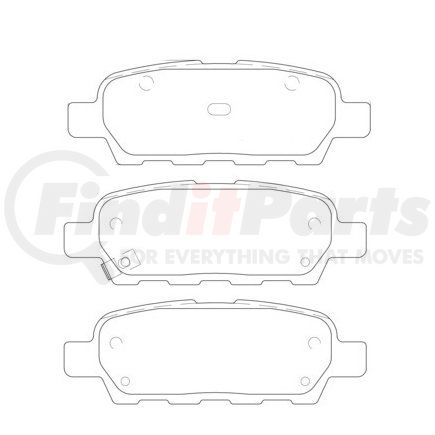 355010241 by HELLA - Disc Brake Pad Set