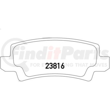 355010841 by HELLA - Disc Brake Pad Set