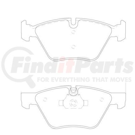 355011321 by HELLA - Disc Brake Pad Set