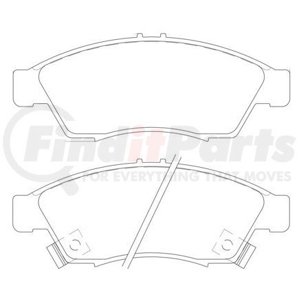 355011081 by HELLA - Disc Brake Pad Set