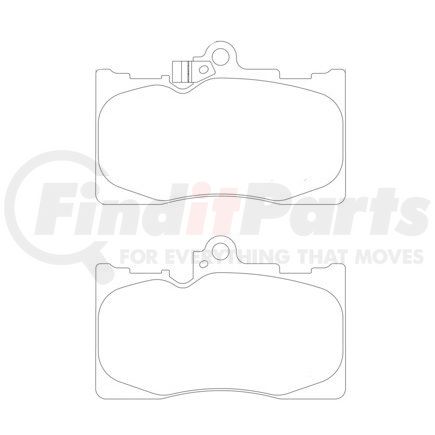 355012121 by HELLA - Disc Brake Pad Set