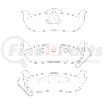 355012181 by HELLA - Disc Brake Pad Set