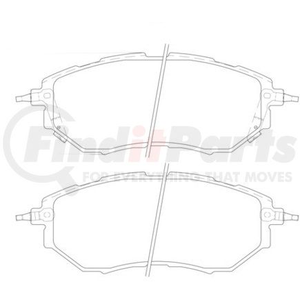 355012031 by HELLA - Disc Brake Pad Set