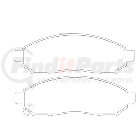 355012071 by HELLA - Disc Brake Pad Set