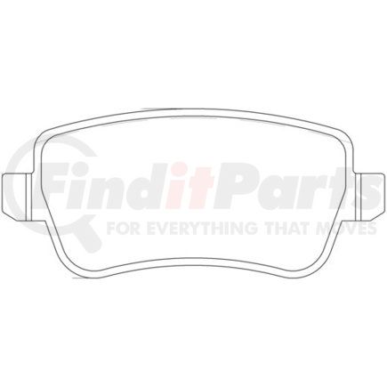 HELLA 355012411 Disc Brake Pad Set Disc Brake Pad Set
