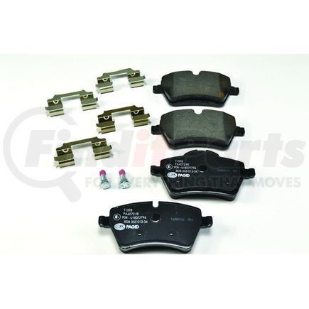 355012341 by HELLA - Disc Brake Pad Set