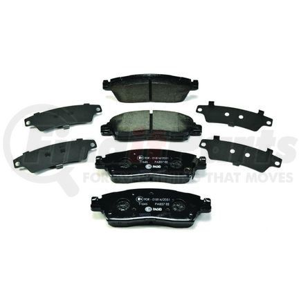 355012821 by HELLA - Disc Brake Pad Set