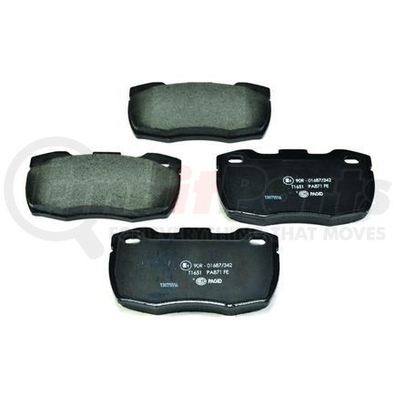 355012871 by HELLA - Disc Brake Pad Set