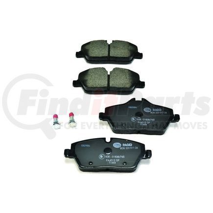 355011261 by HELLA - Disc Brake Pad Set