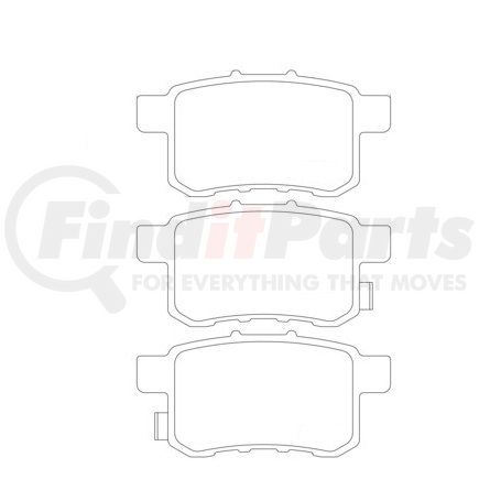 355013631 by HELLA - Disc Brake Pad Set