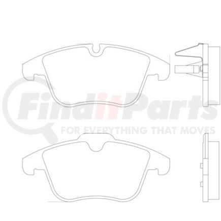 355013731 by HELLA - Disc Brake Pad Set