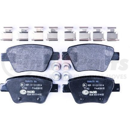 355014021 by HELLA - Disc Brake Pad Set