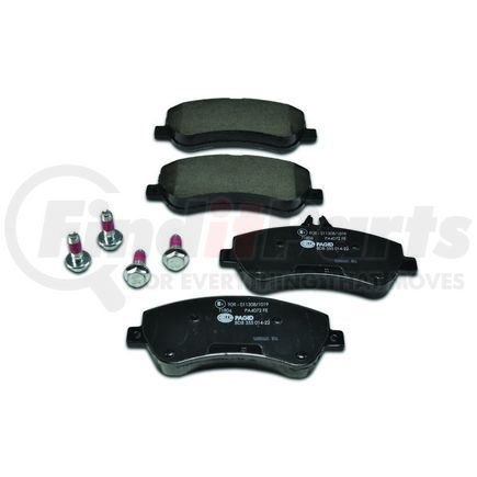 355014221 by HELLA - Disc Brake Pad Set