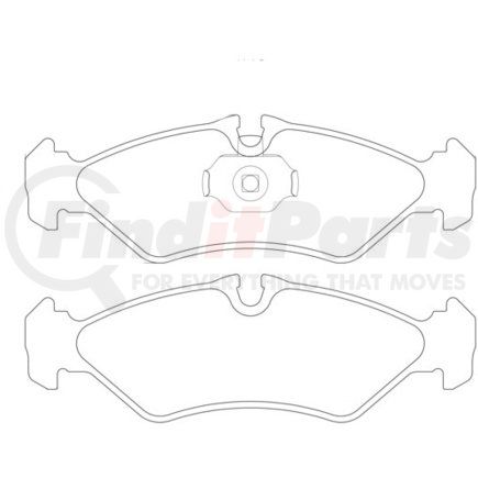 355014421 by HELLA - Disc Brake Pad Set