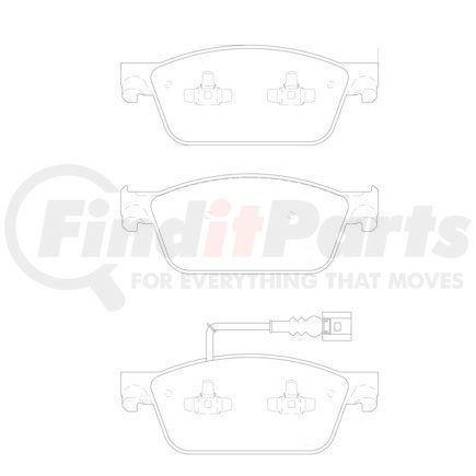 355014981 by HELLA - Disc Brake Pad Set