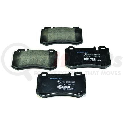 355014941 by HELLA - Disc Brake Pad Set