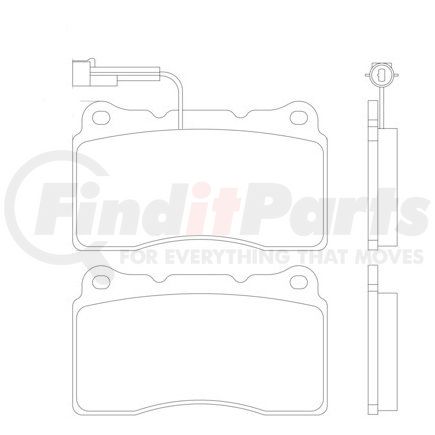 355014731 by HELLA - Disc Brake Pad Set