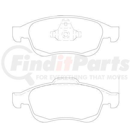 355014791 by HELLA - Disc Brake Pad Set