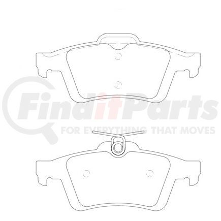 355015761 by HELLA - Disc Brake Pad Set