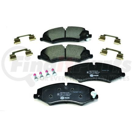 355015551 by HELLA - Disc Brake Pad Set