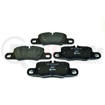 355015651 by HELLA - Disc Brake Pad Set