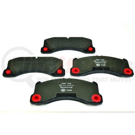 355015801 by HELLA - Disc Brake Pad Set - Front, fits 2011-2014 Porsche Cayenne and Volkswagen Touareg