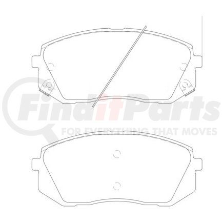 355015841 by HELLA - Disc Brake Pad Set