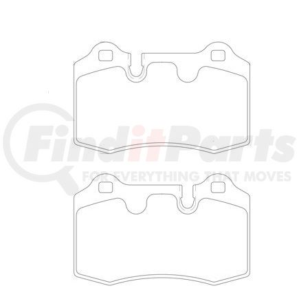 355015881 by HELLA - Disc Brake Pad Set