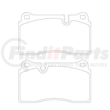 355015891 by HELLA - Disc Brake Pad Set