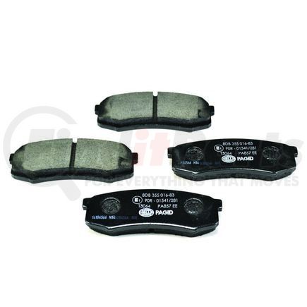 355016831 by HELLA - Disc Brake Pad Set