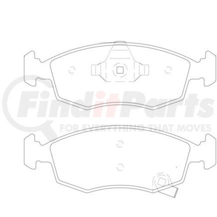 355016231 by HELLA - Disc Brake Pad Set