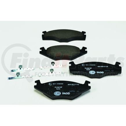 355017501 by HELLA - Disc Brake Pad Set