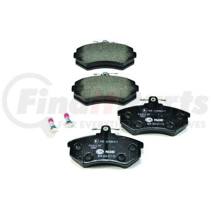 355017701 by HELLA - Disc Brake Pad Set