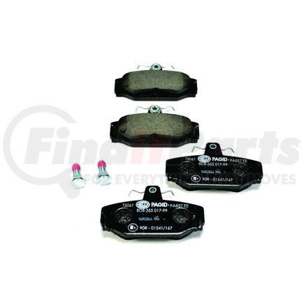 355017991 by HELLA - Disc Brake Pad Set