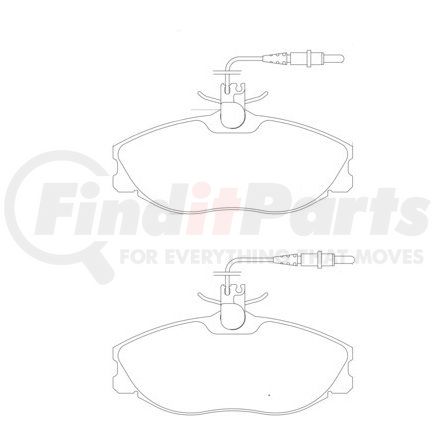 355018221 by HELLA - Disc Brake Pad Set