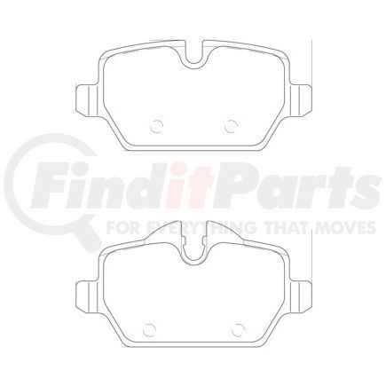 355020111 by HELLA - Disc Brake Pad Set