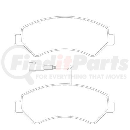 355019901 by HELLA - Disc Brake Pad Set