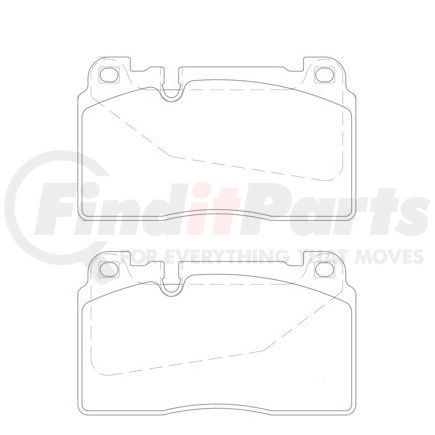 355020251 by HELLA - Disc Brake Pad Set