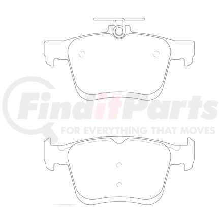 355020271 by HELLA - Disc Brake Pad Set