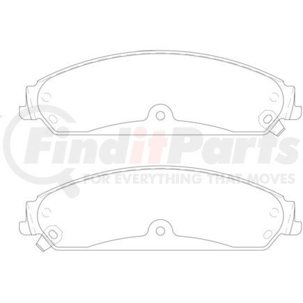 355020541 by HELLA - Disc Brake Pad Set