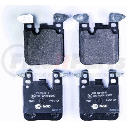 355021611 by HELLA - Disc Brake Pad Set