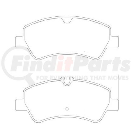 355020721 by HELLA - Disc Brake Pad Set