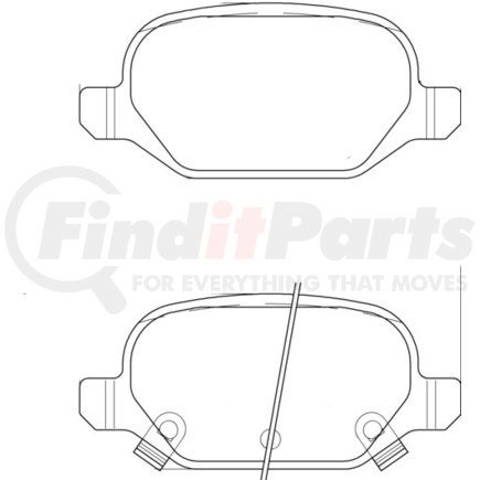 355020751 by HELLA - Disc Brake Pad Set