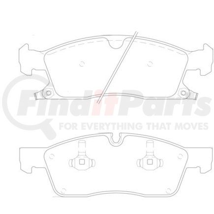 355019551 by HELLA - Disc Brake Pad Set