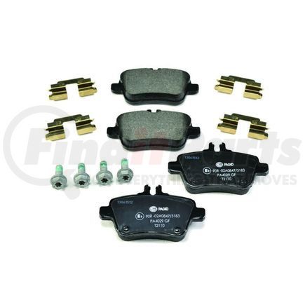 355019641 by HELLA - Disc Brake Pad Set