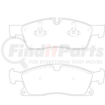 355019701 by HELLA - Disc Brake Pad Set